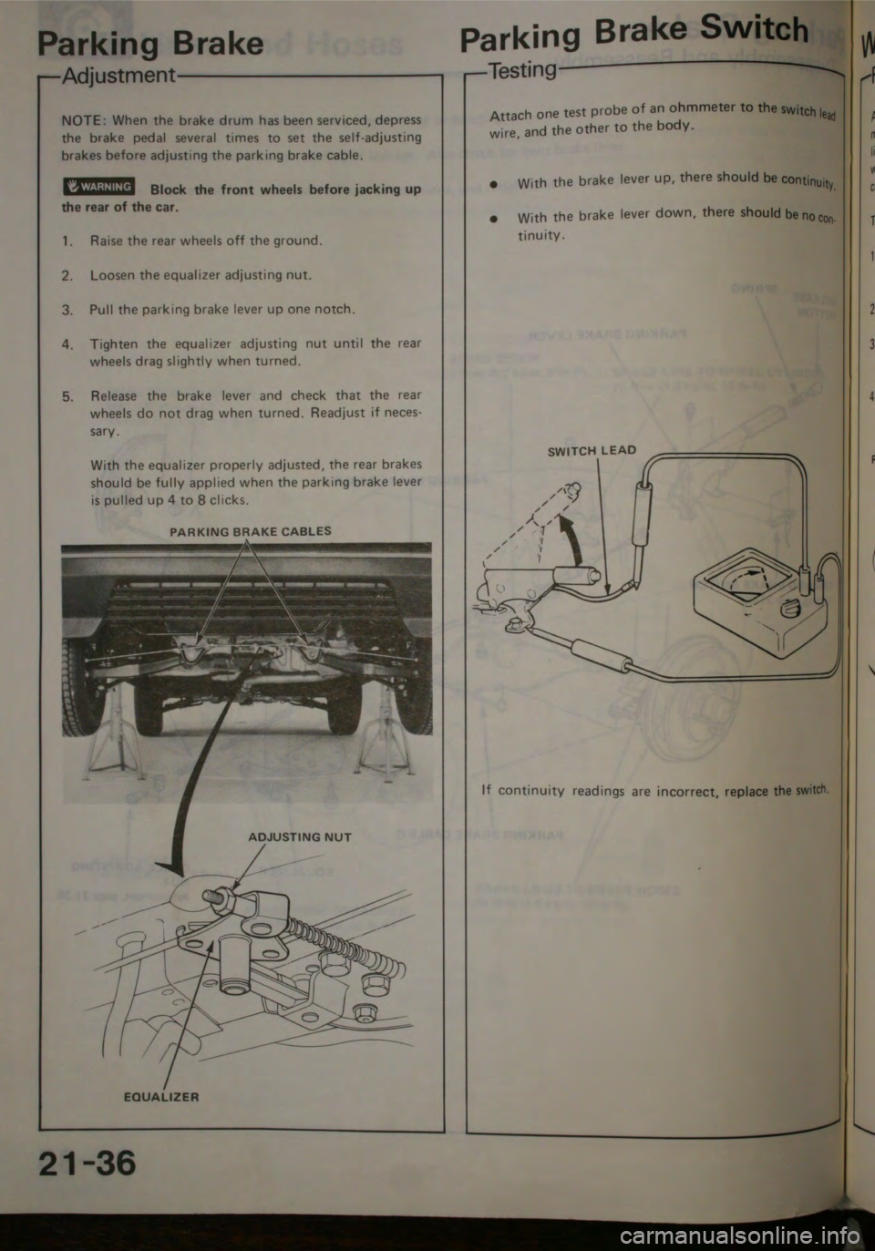 HONDA JAZZ 1983  Shop Manual 