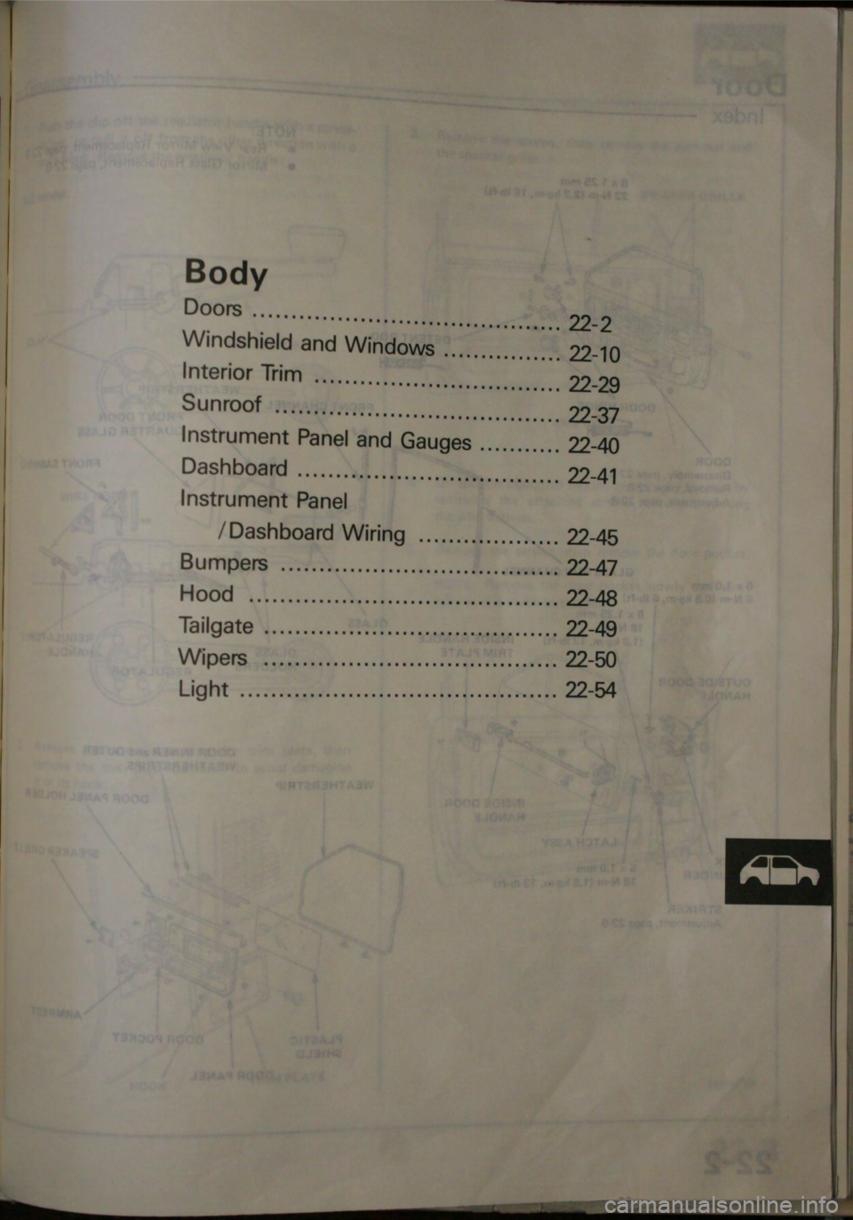HONDA JAZZ 1983  Shop Manual 