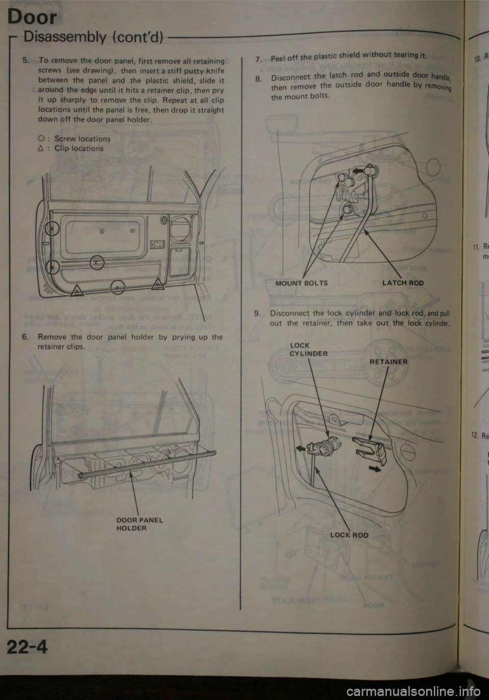 HONDA JAZZ 1983  Shop Manual 