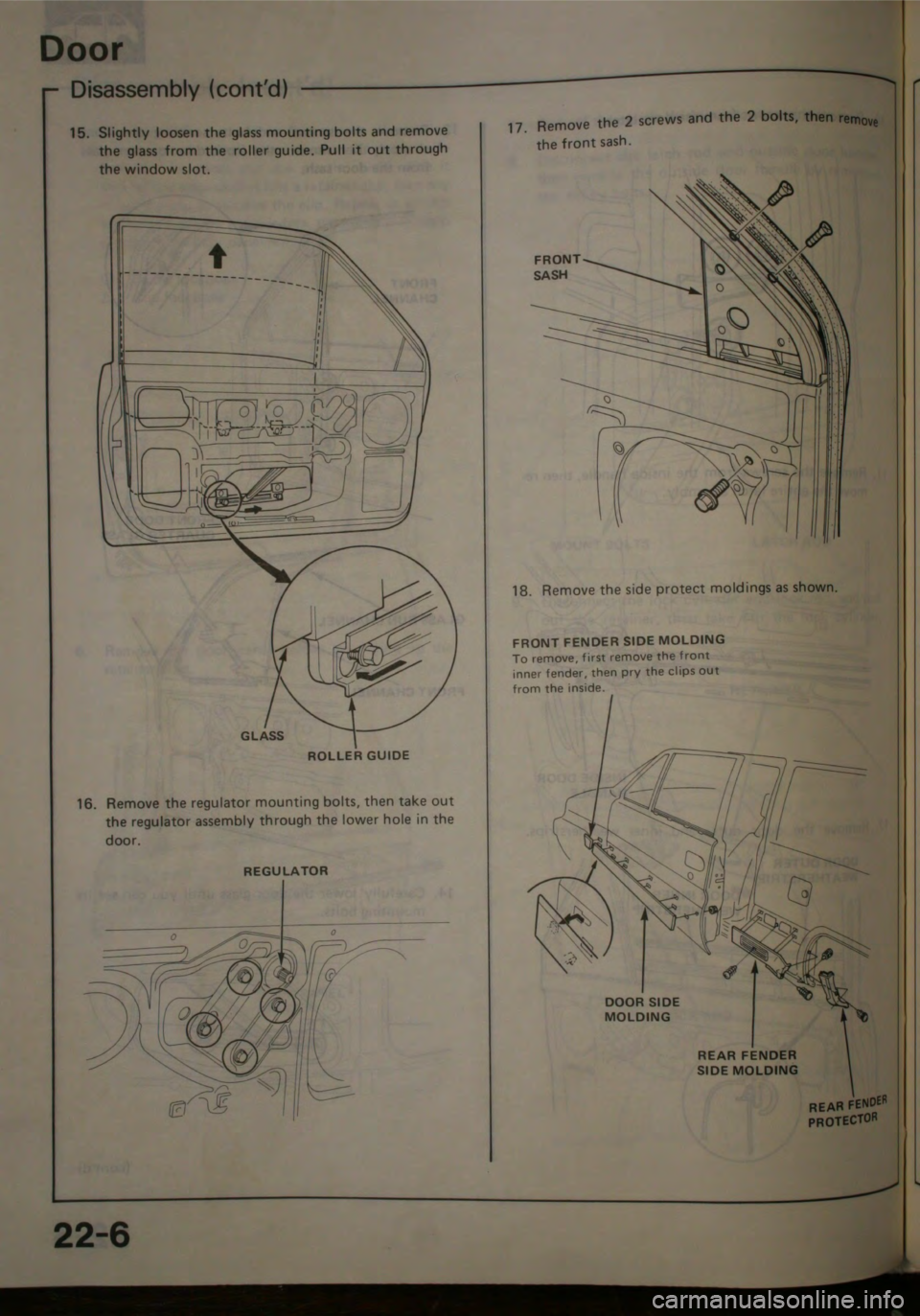 HONDA JAZZ 1983  Shop Manual 