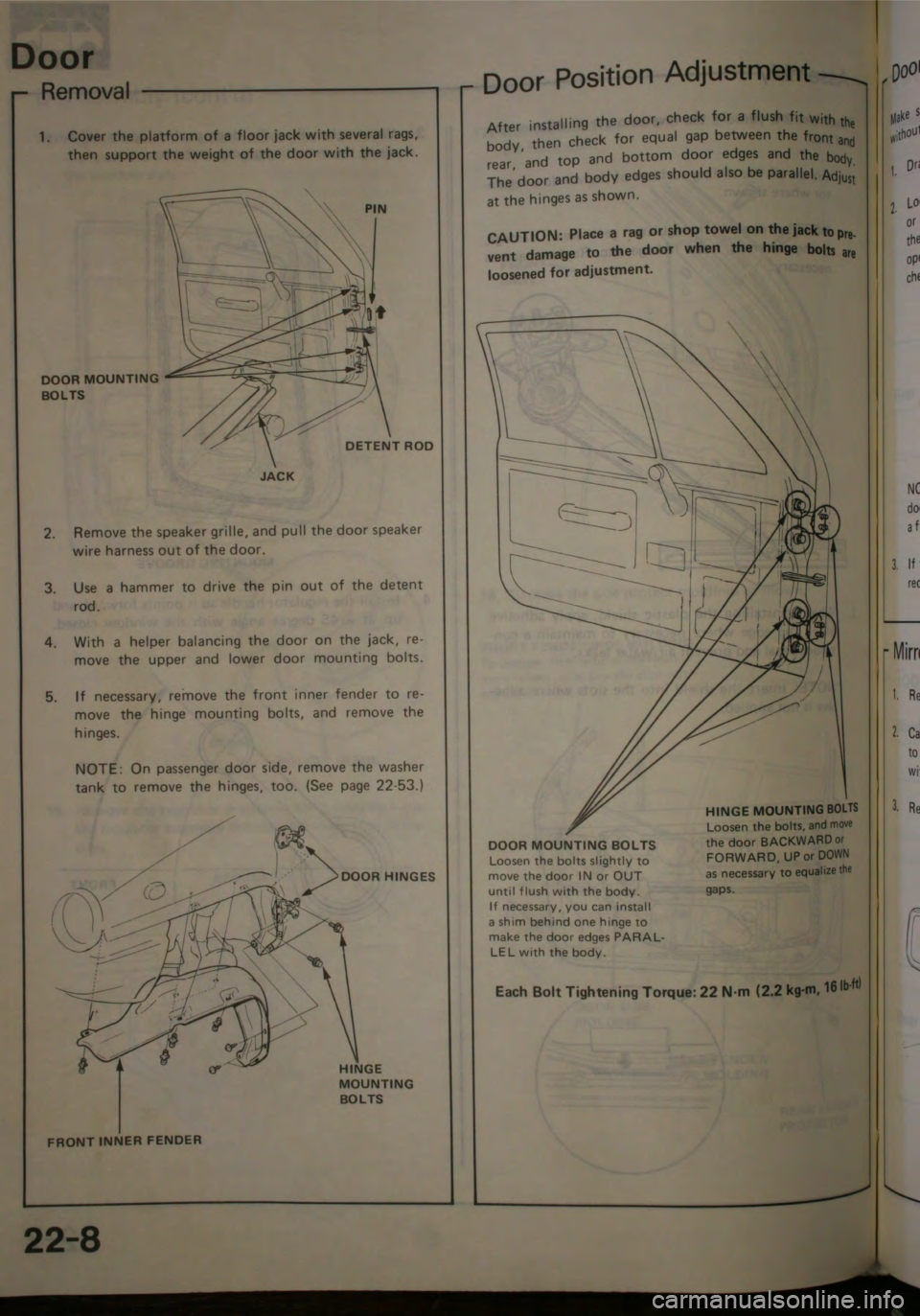 HONDA JAZZ 1983  Shop Manual 