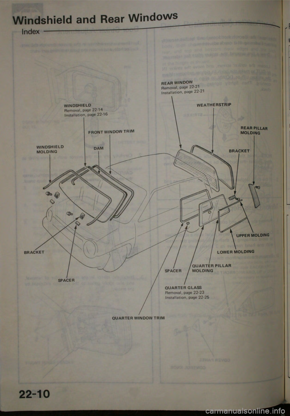 HONDA JAZZ 1983  Shop Manual 