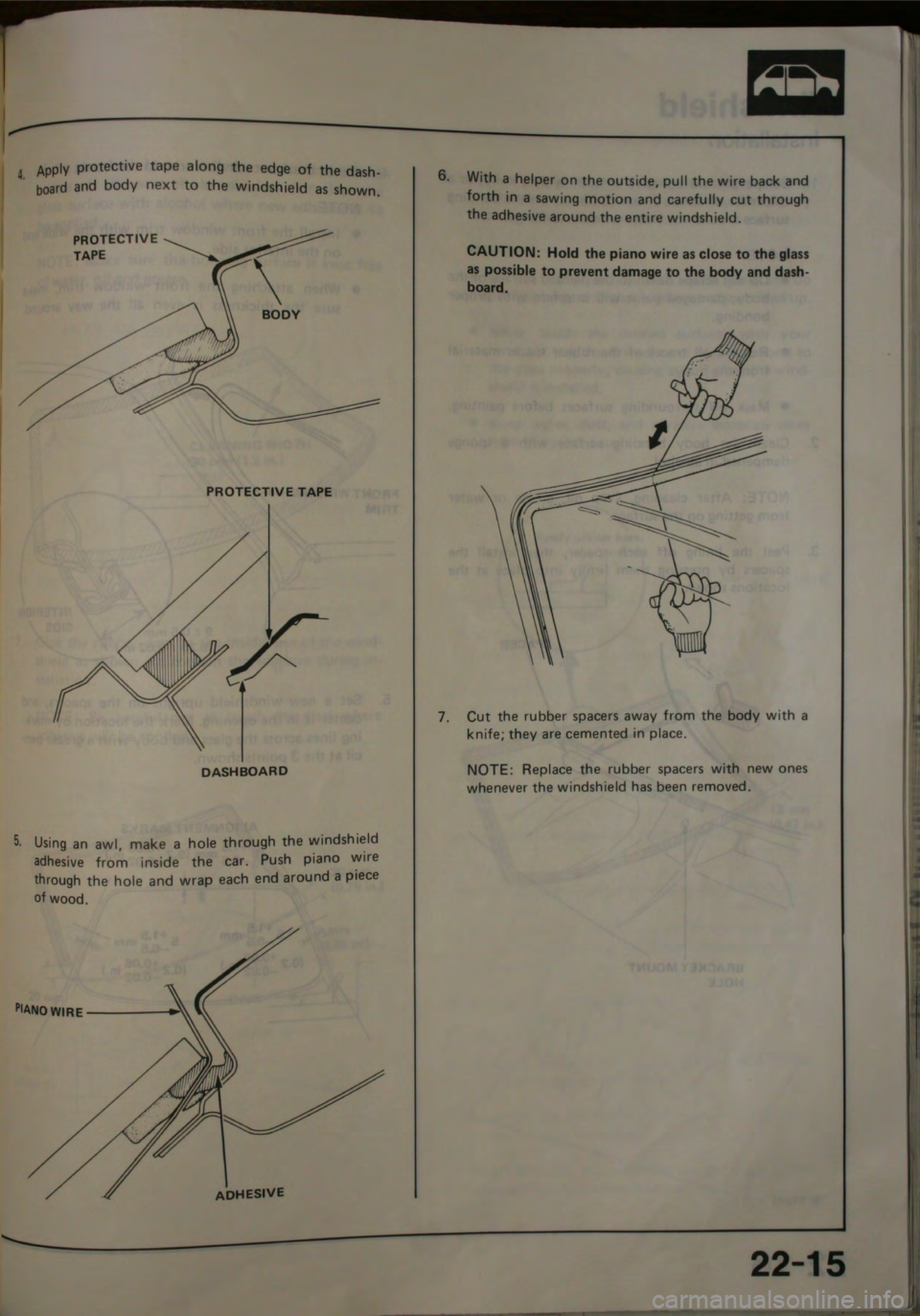 HONDA JAZZ 1983  Shop Manual 