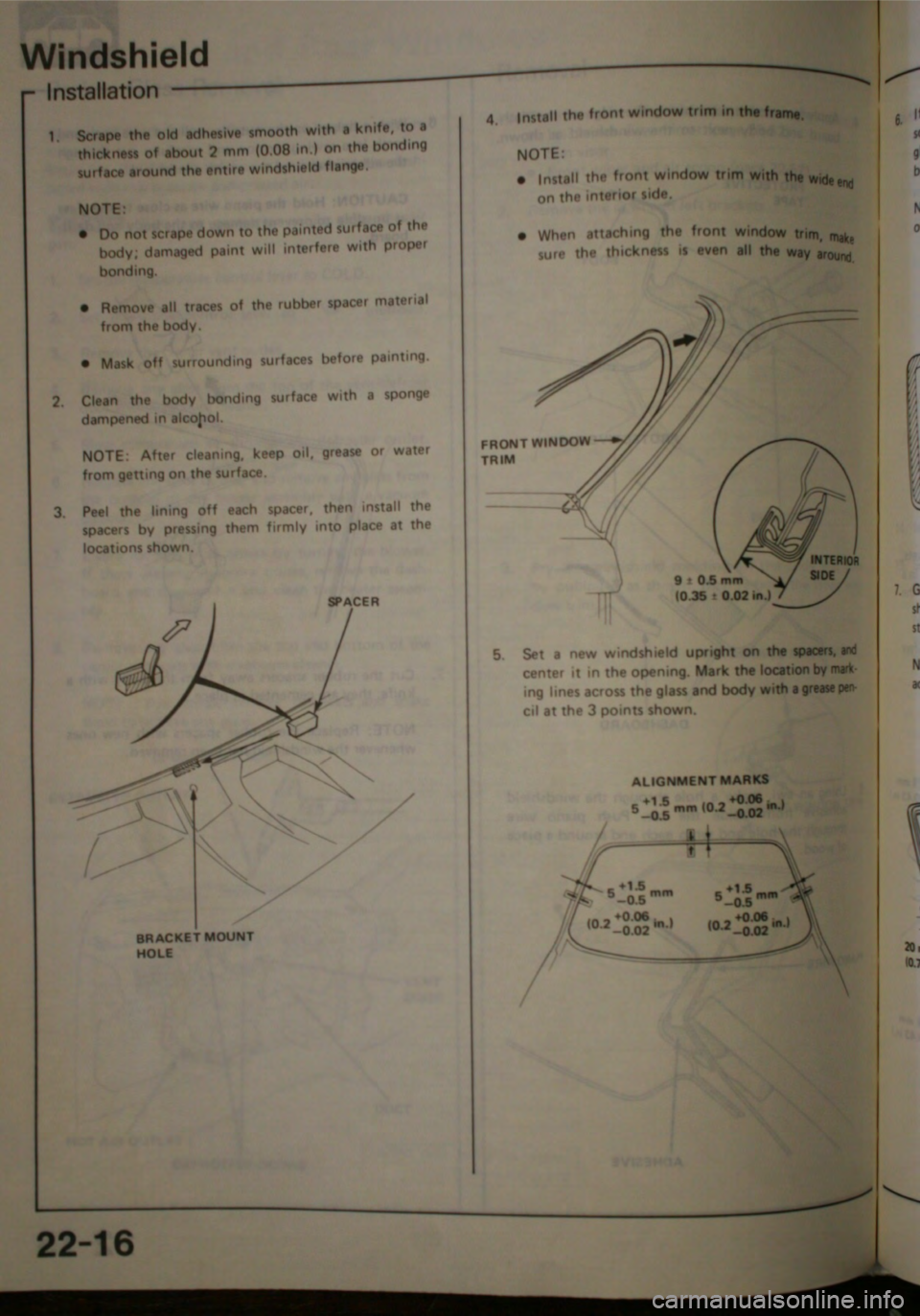 HONDA JAZZ 1983  Shop Manual 