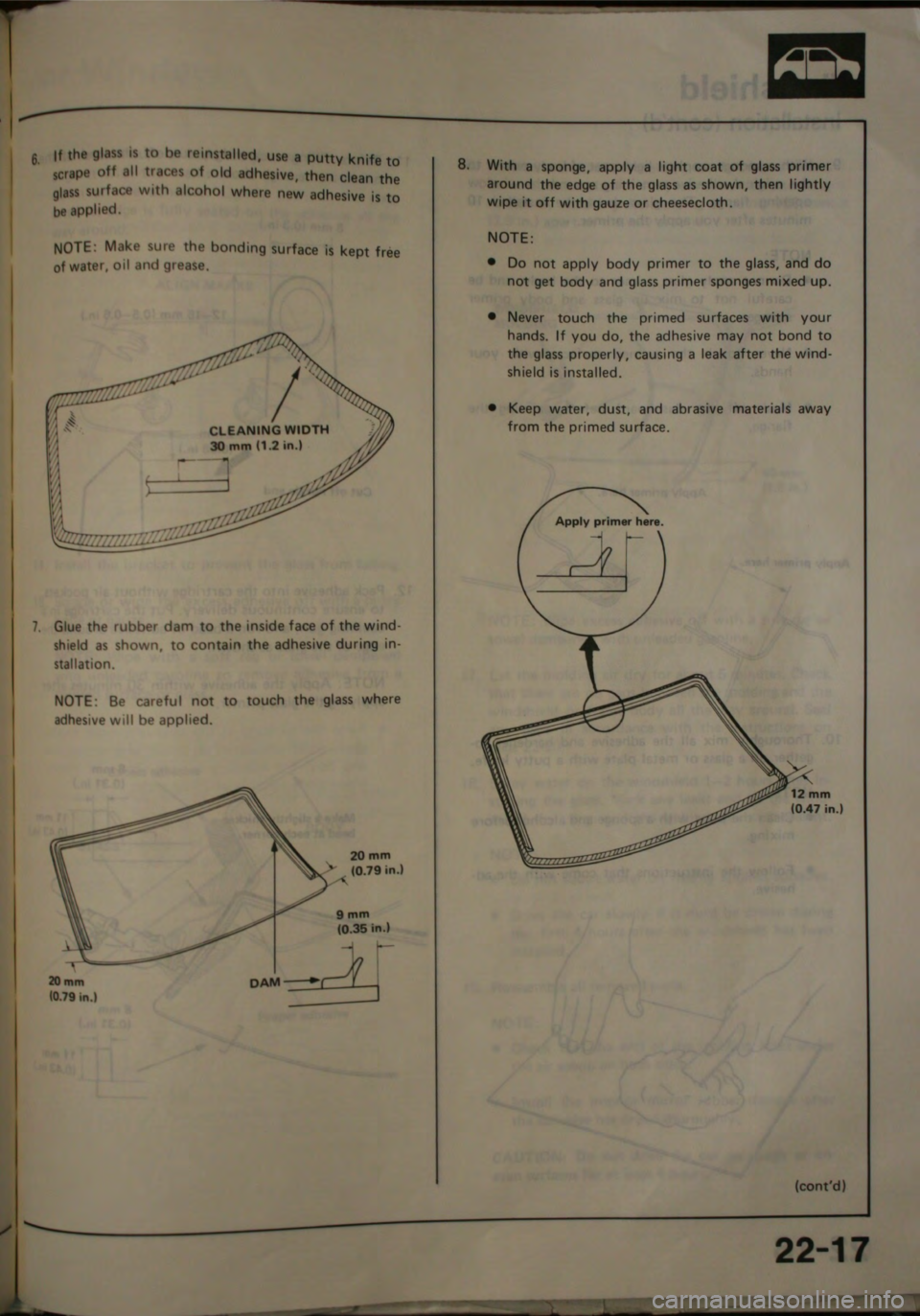 HONDA JAZZ 1983  Shop Manual 