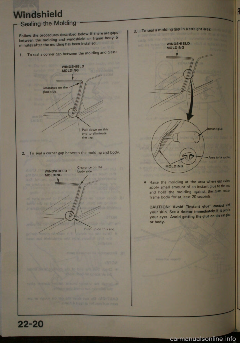 HONDA JAZZ 1983  Shop Manual 