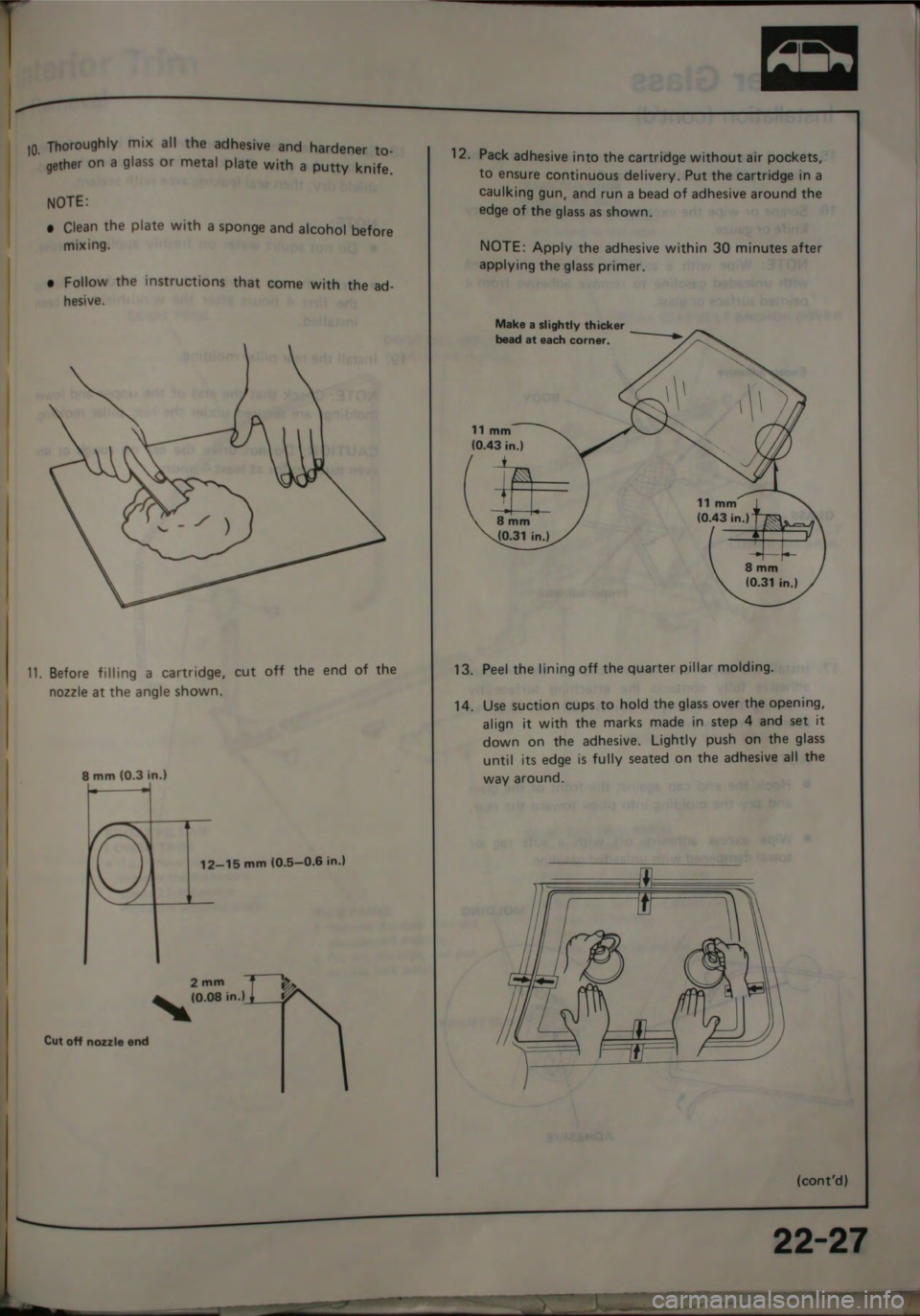 HONDA JAZZ 1983  Shop Manual 
