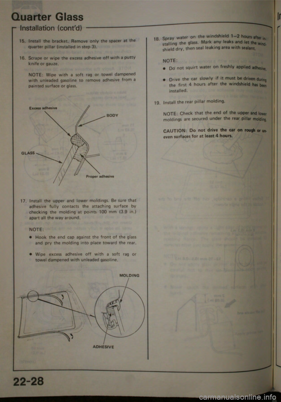 HONDA JAZZ 1983  Shop Manual 