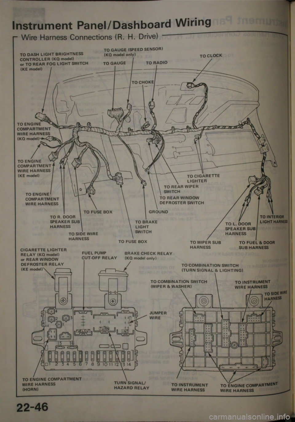 HONDA JAZZ 1983  Shop Manual 