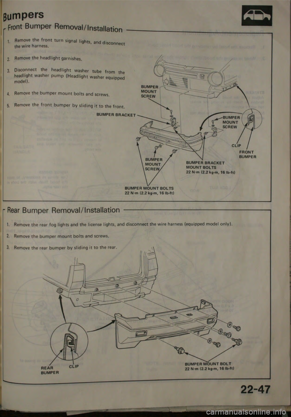HONDA JAZZ 1983  Shop Manual 