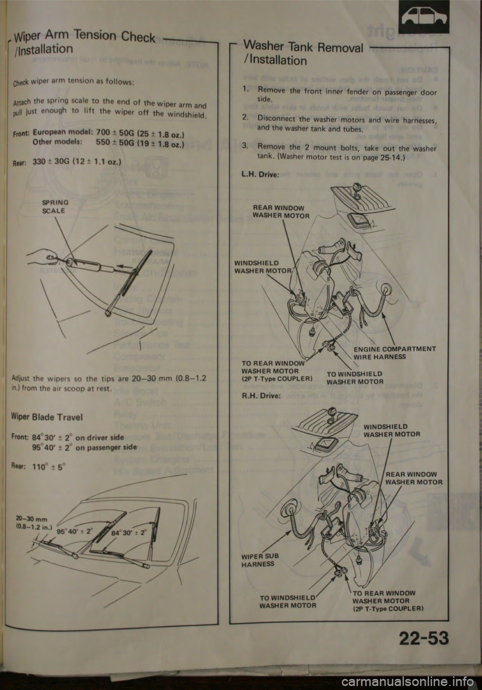 HONDA JAZZ 1983  Shop Manual 