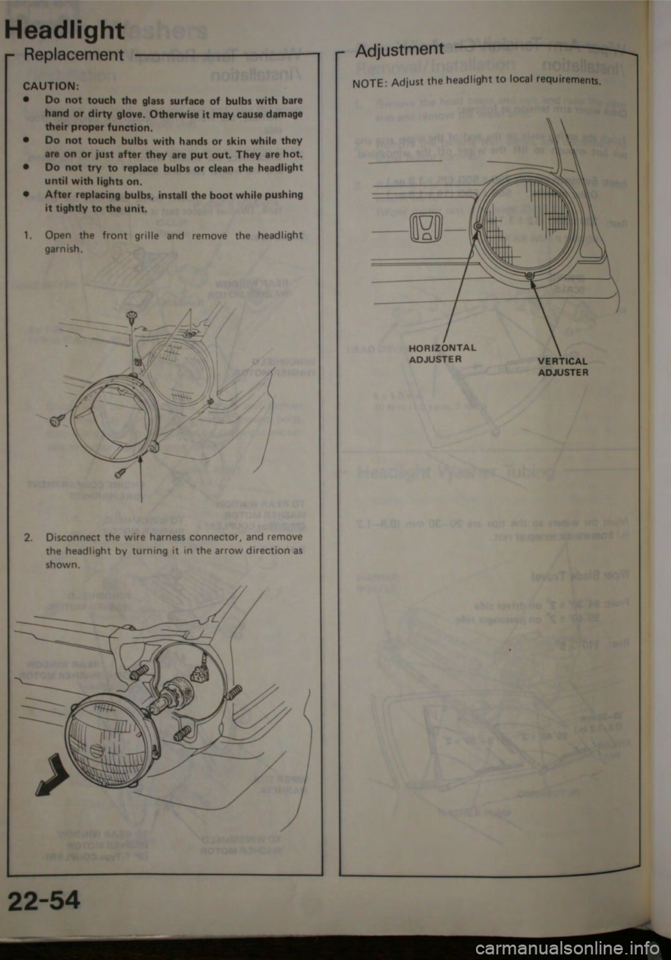 HONDA JAZZ 1983  Shop Manual 