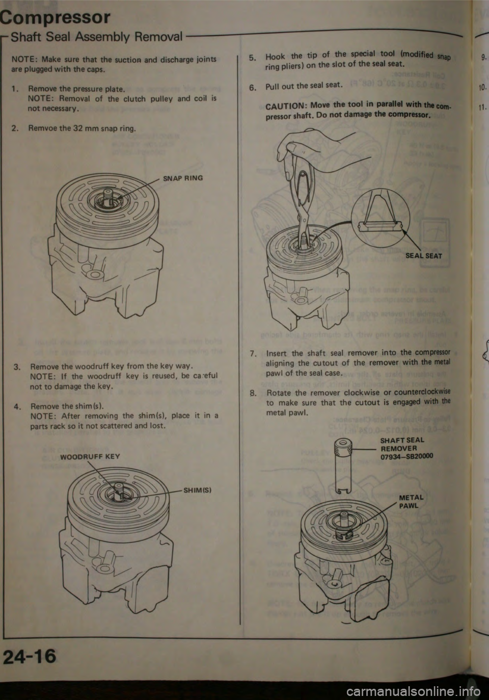 HONDA JAZZ 1983  Shop Manual 