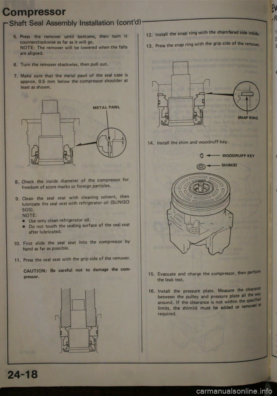 HONDA JAZZ 1983  Shop Manual 