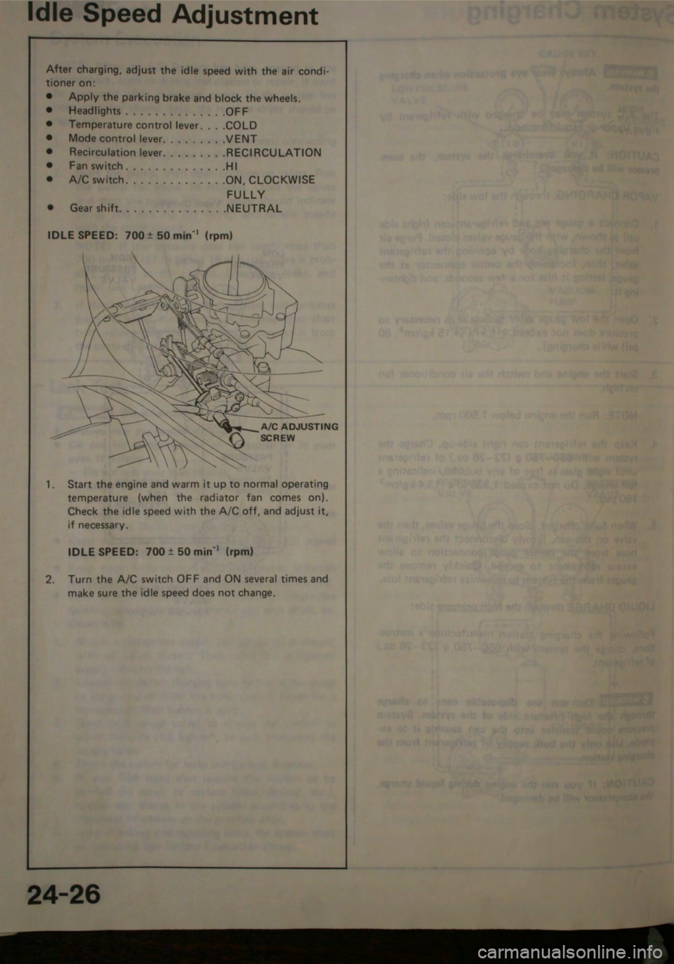 HONDA JAZZ 1983  Shop Manual 