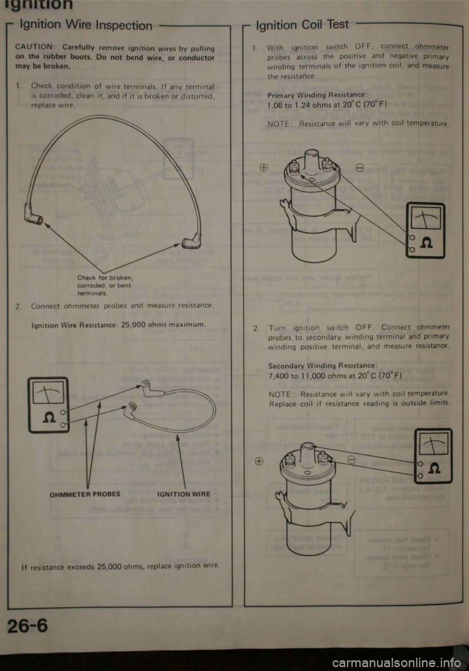 HONDA JAZZ 1983  Shop Manual 