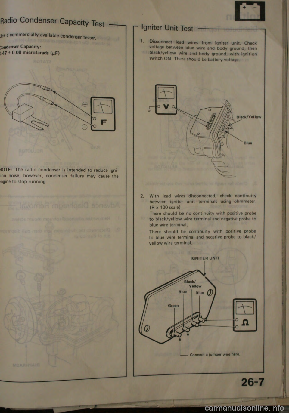 HONDA JAZZ 1983  Shop Manual 