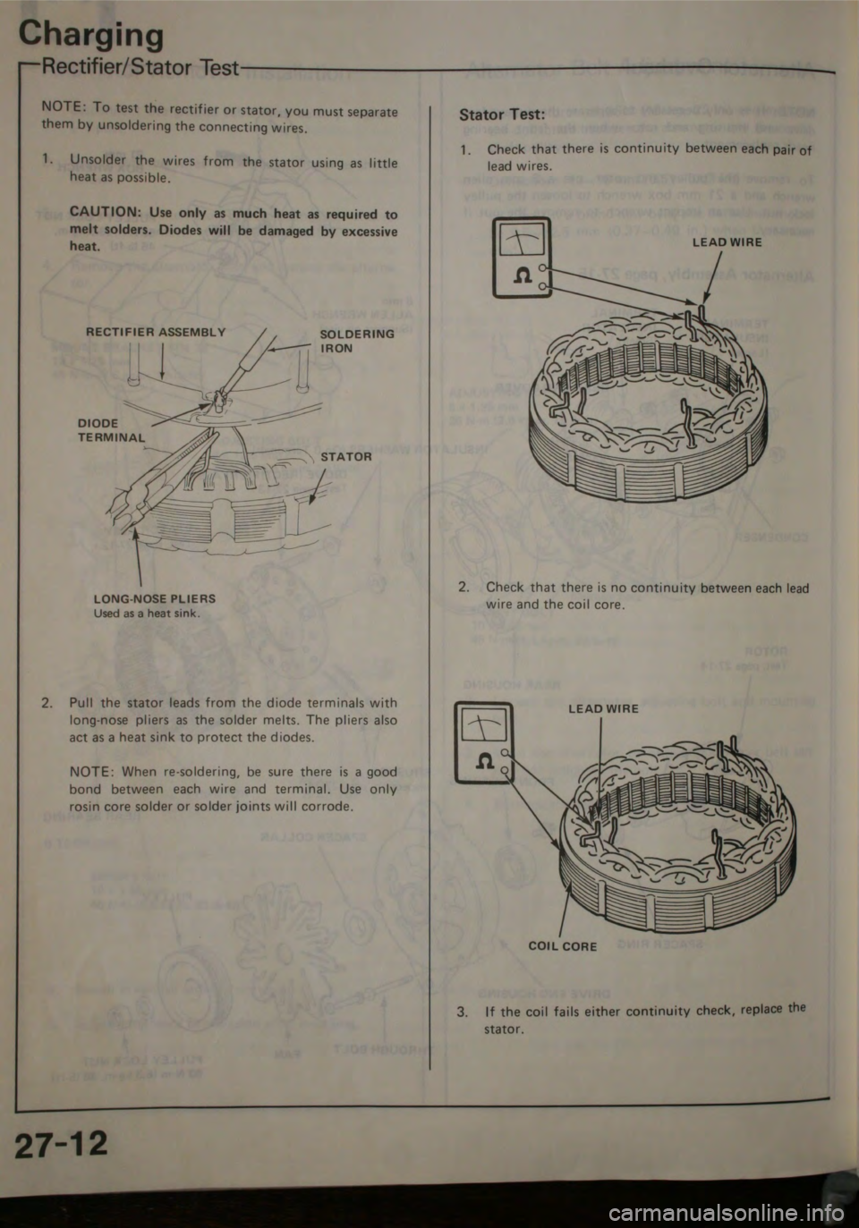 HONDA JAZZ 1983  Shop Manual 