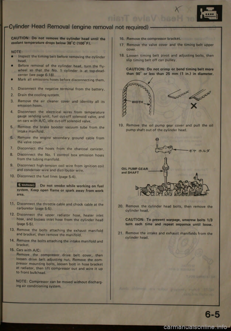 HONDA JAZZ 1983  Shop Manual 