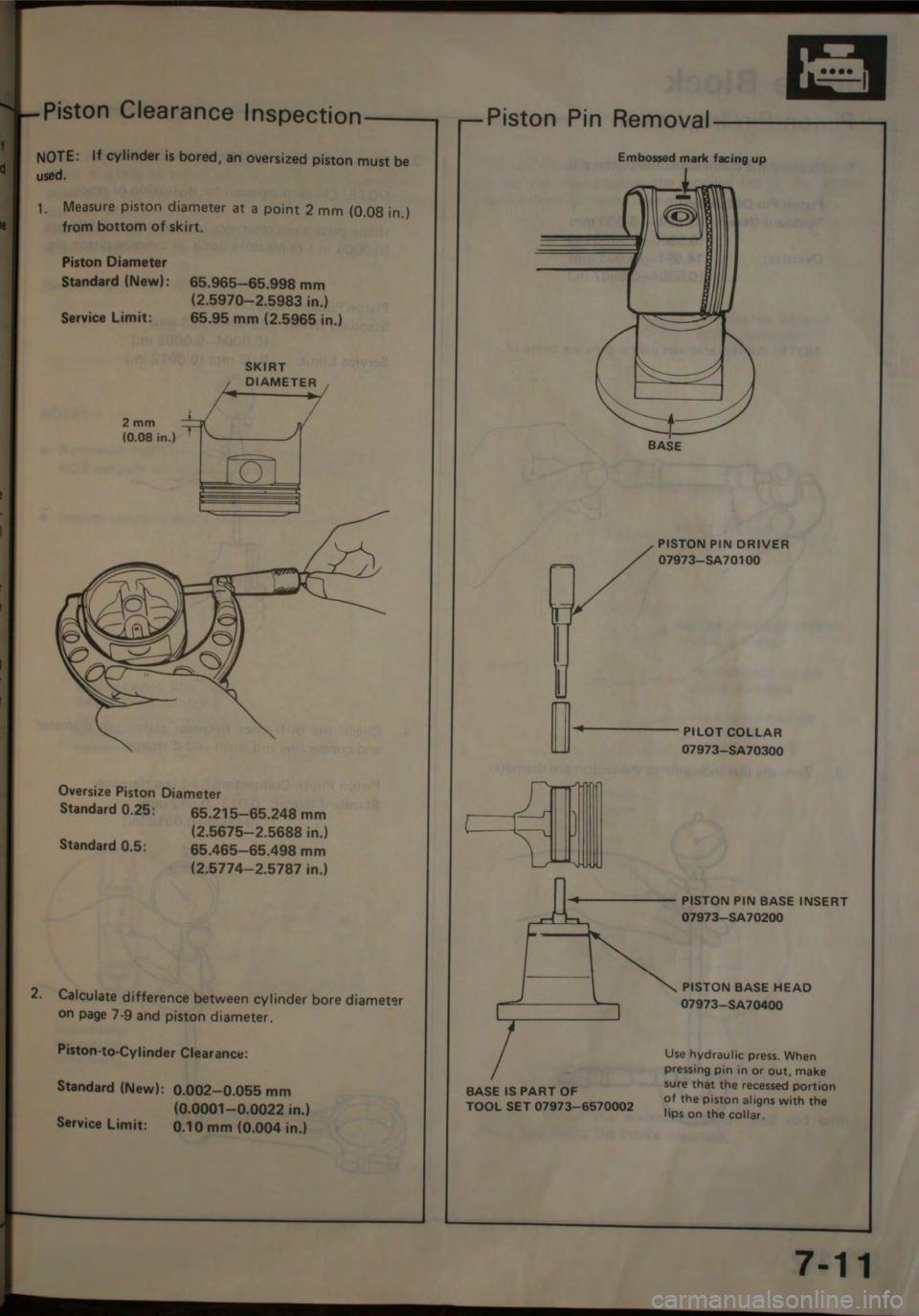 HONDA JAZZ 1983  Shop Manual 