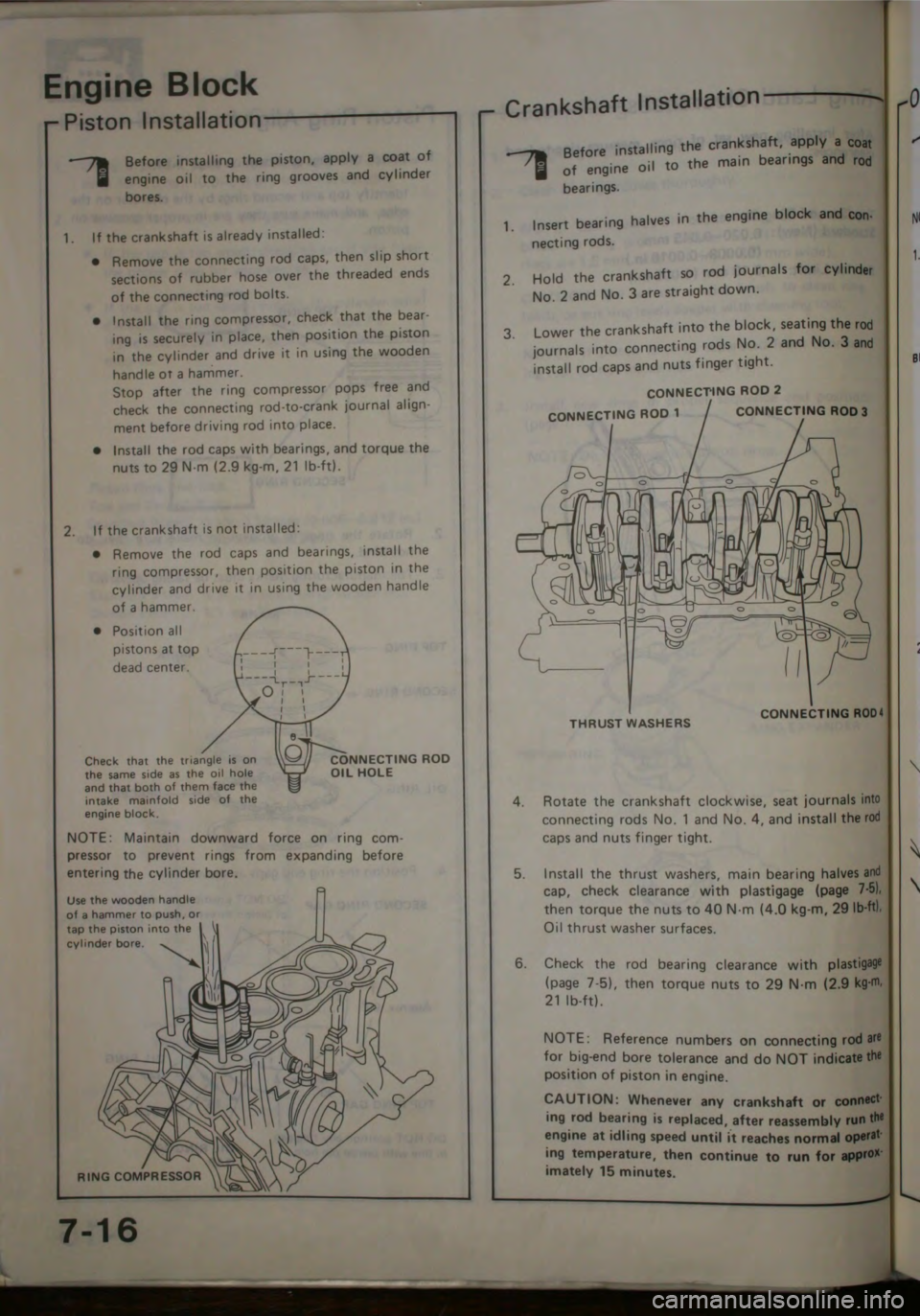 HONDA JAZZ 1983  Shop Manual 