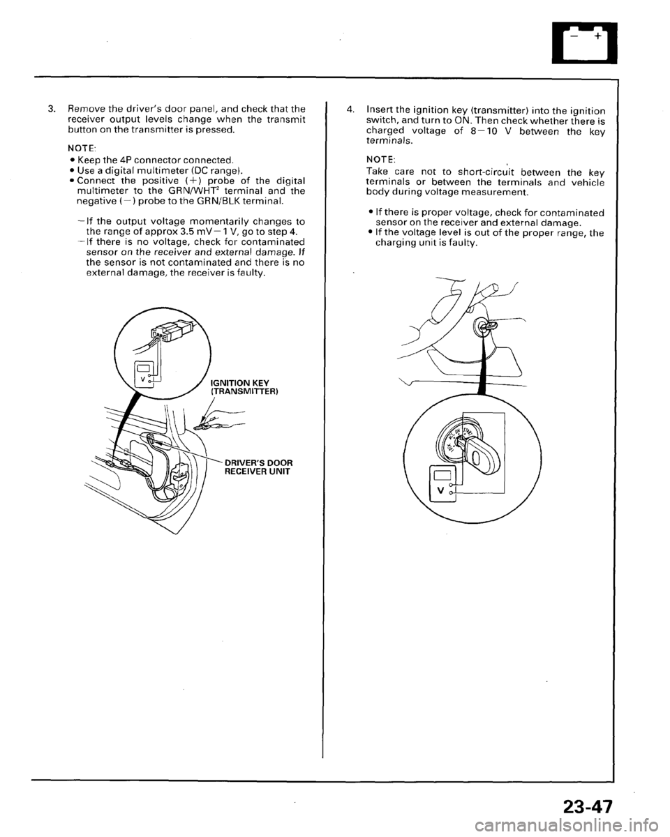 HONDA PRELUDE 1996  Service Repair Manual 