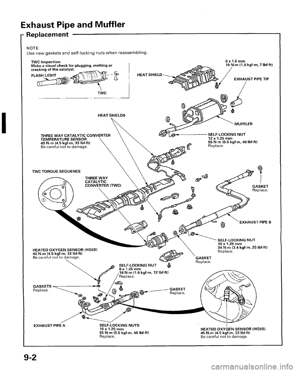 HONDA PRELUDE 1996  Service Repair Manual 