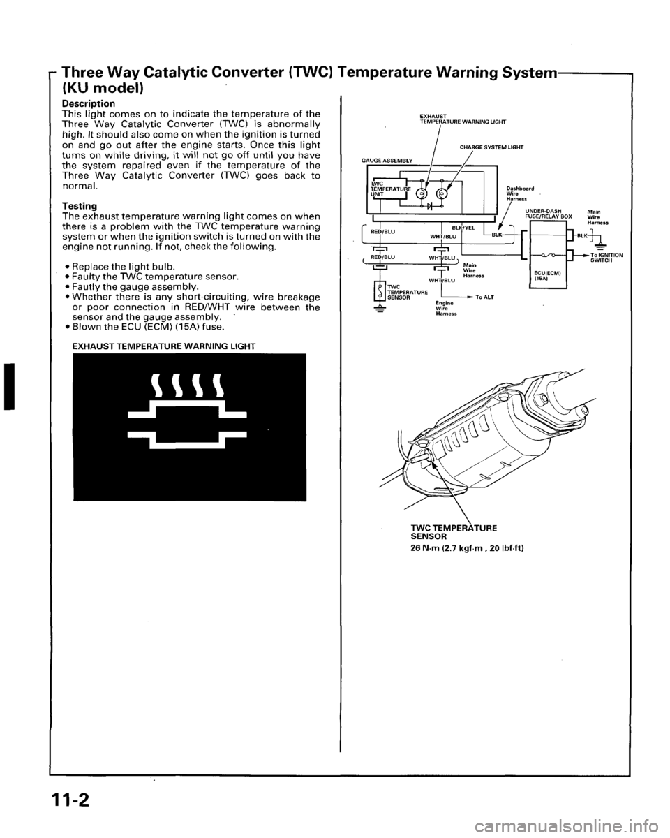 HONDA PRELUDE 1996  Service Repair Manual 