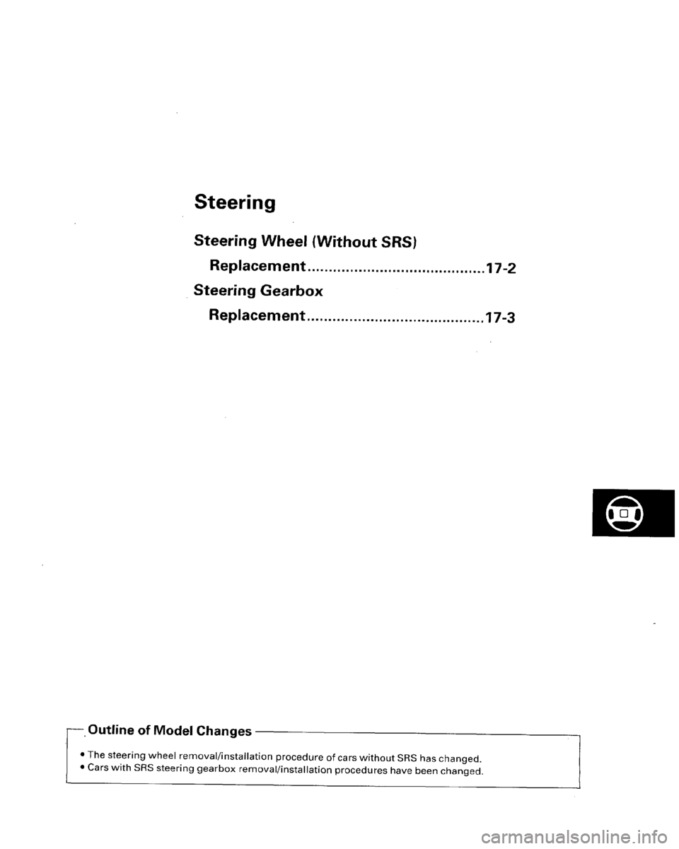 HONDA PRELUDE 1996  Service Repair Manual 