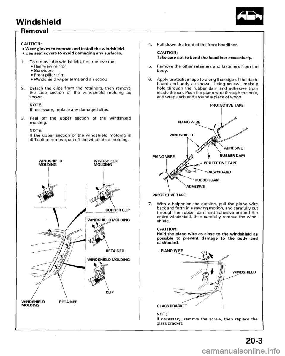 HONDA PRELUDE 1996  Service Repair Manual 