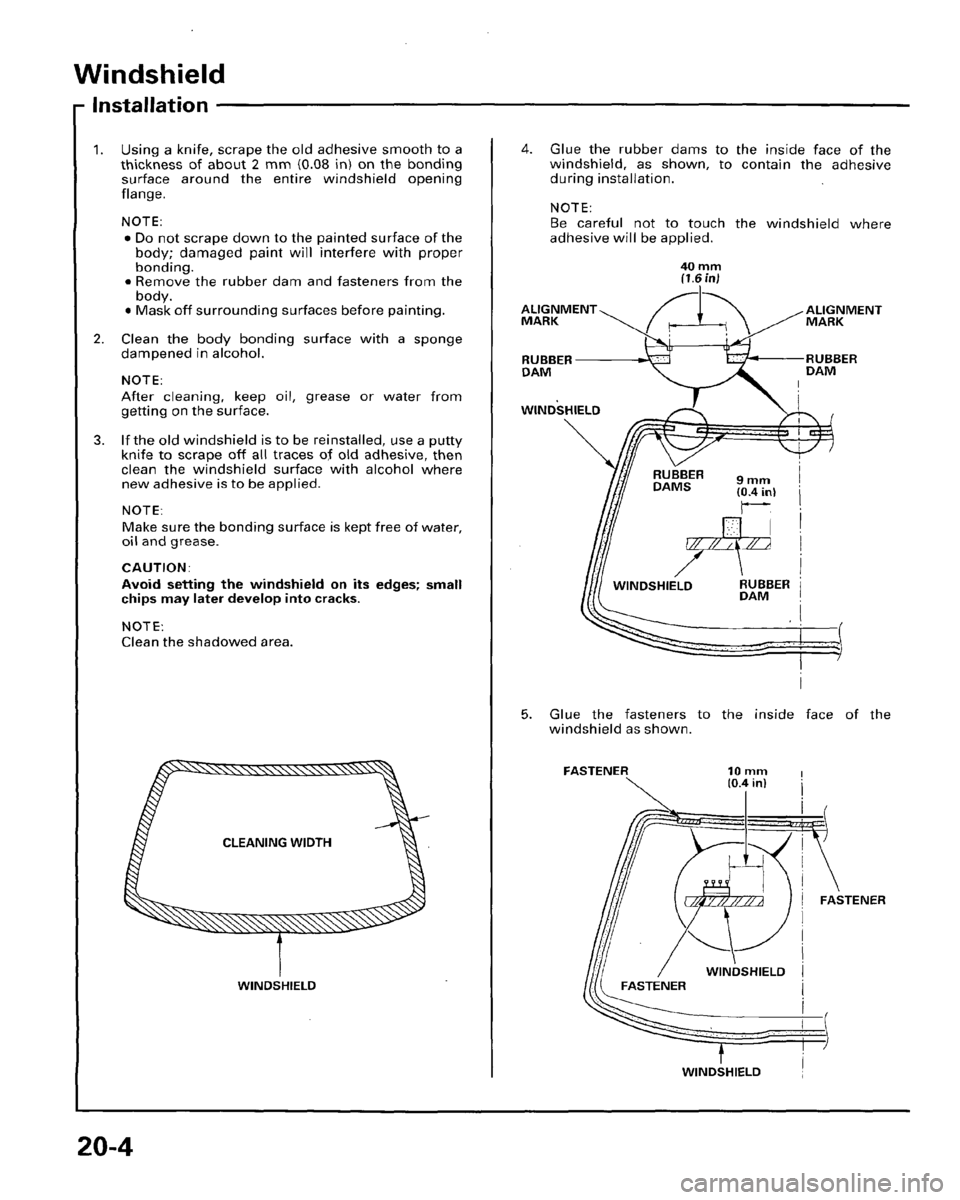 HONDA PRELUDE 1996  Service Repair Manual 