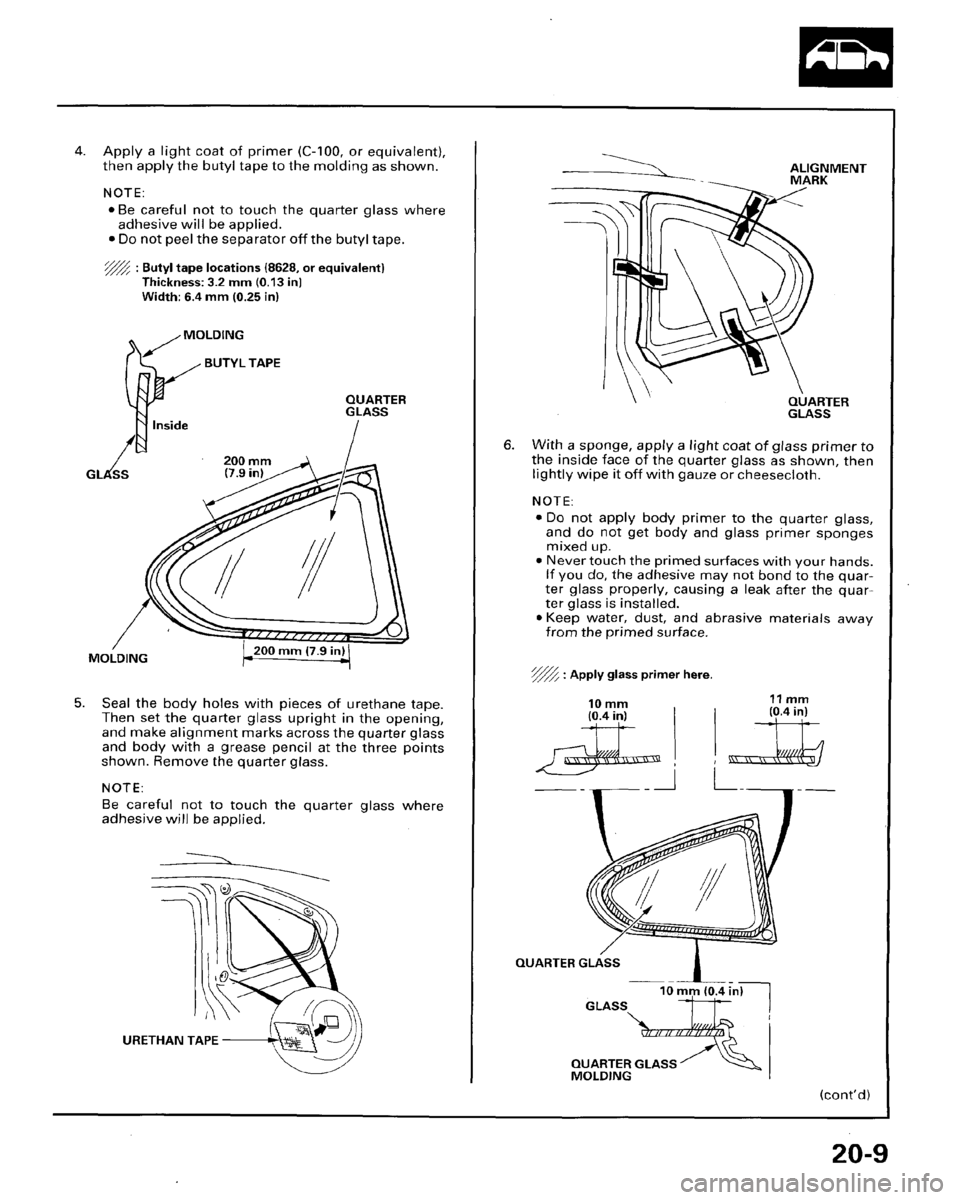 HONDA PRELUDE 1996  Service Repair Manual 