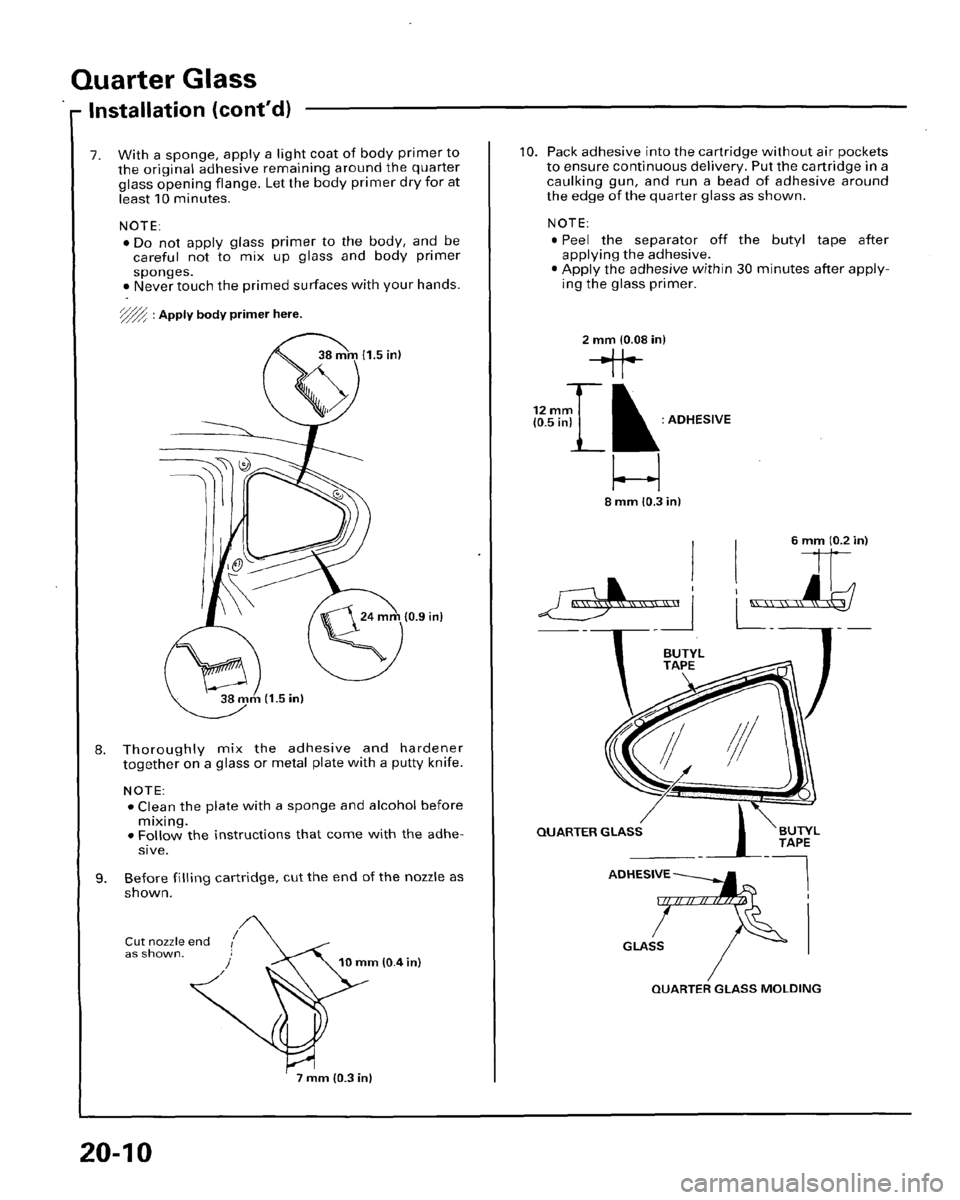 HONDA PRELUDE 1996  Service Repair Manual 
