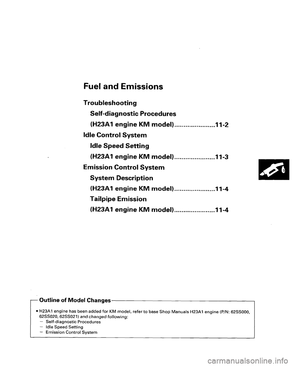 HONDA PRELUDE 1995  Service Repair Manual 