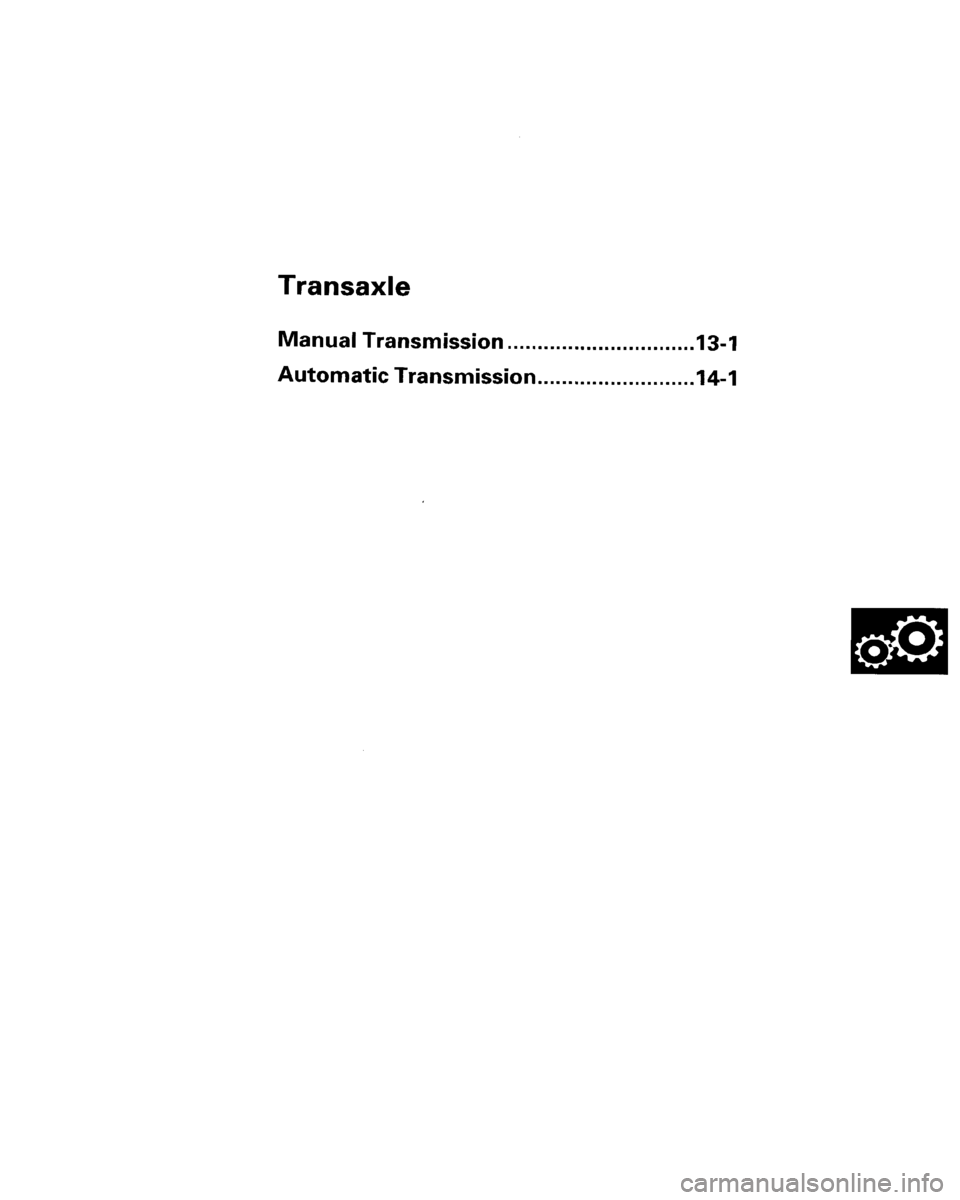HONDA PRELUDE 1995  Service Repair Manual 