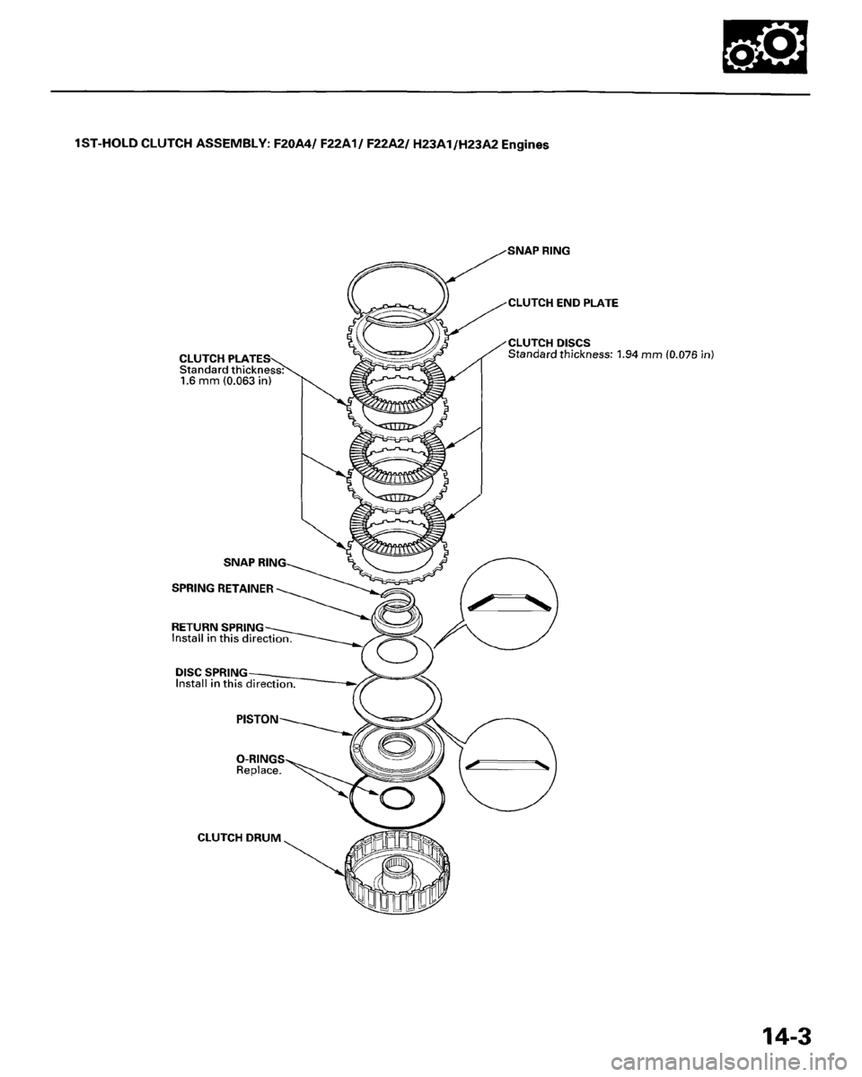 HONDA PRELUDE 1995  Service Repair Manual 