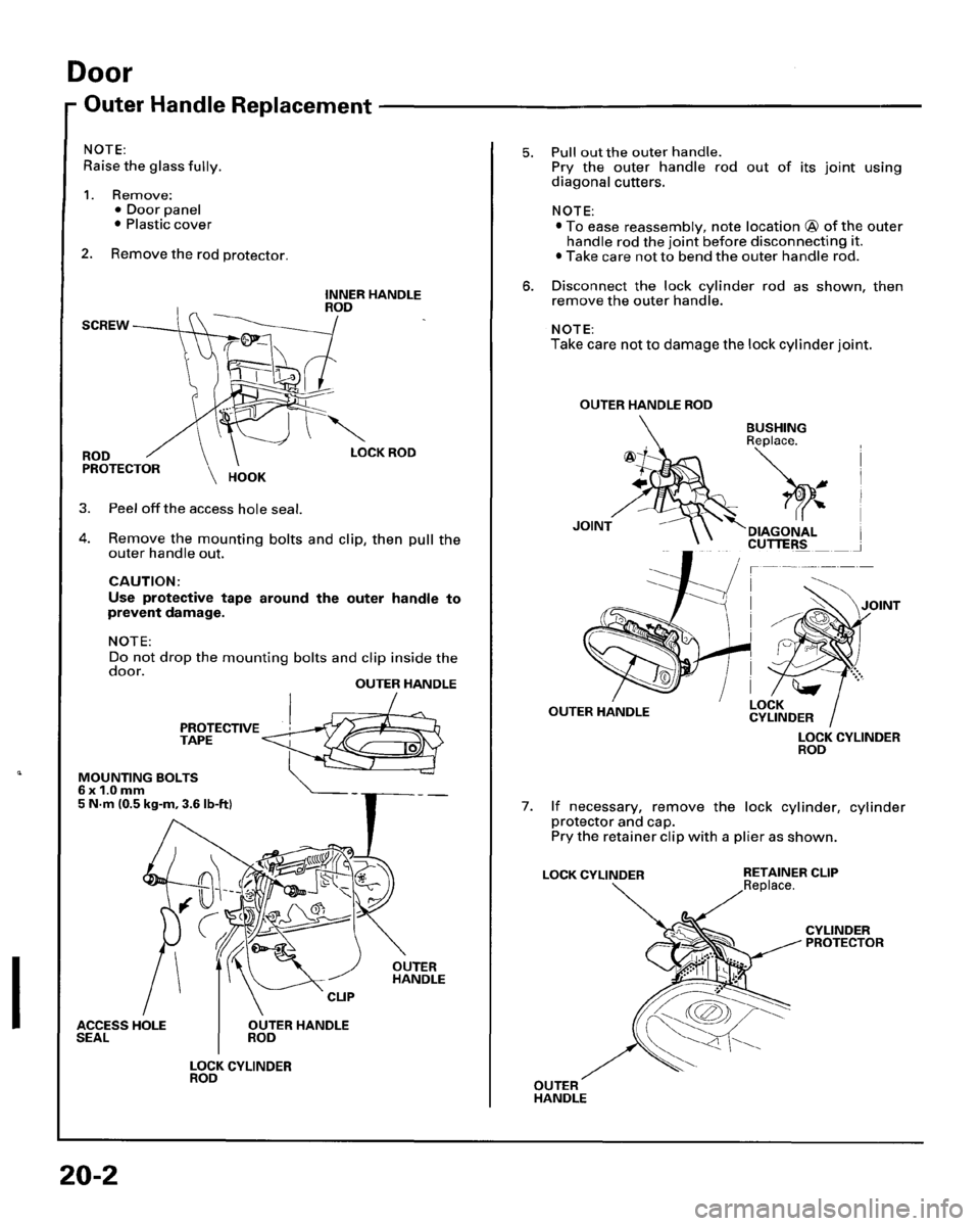 HONDA PRELUDE 1995  Service Repair Manual 