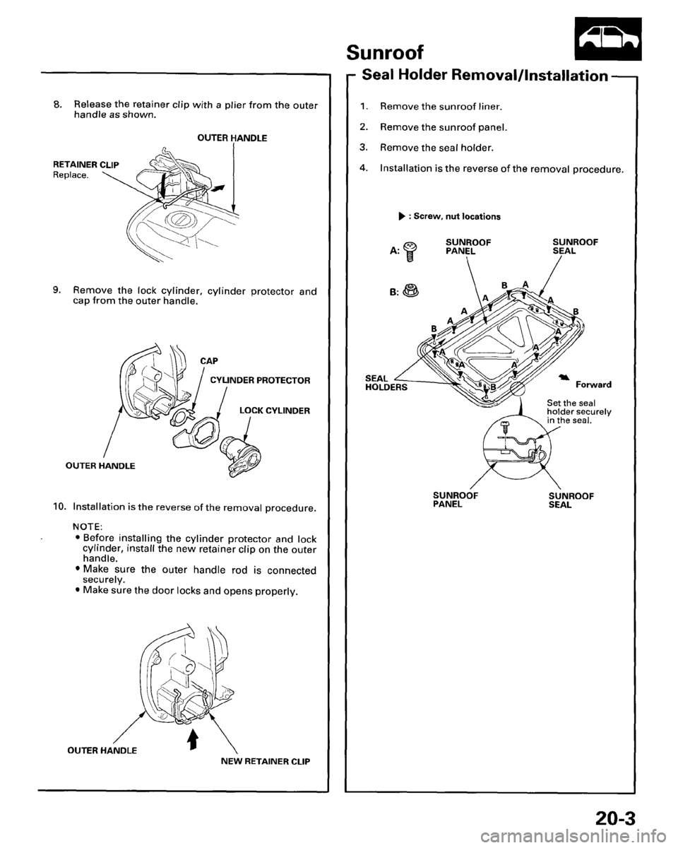 HONDA PRELUDE 1995  Service Repair Manual 