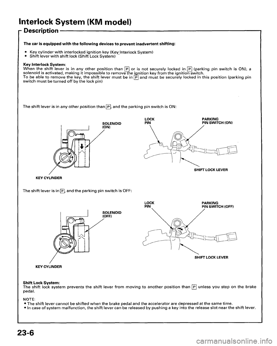 HONDA PRELUDE 1995  Service Repair Manual 