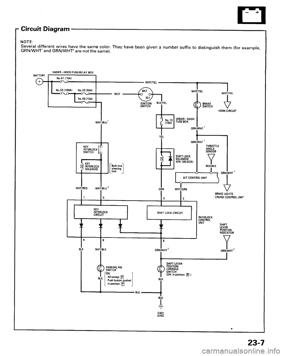 HONDA PRELUDE 1995  Service Repair Manual 