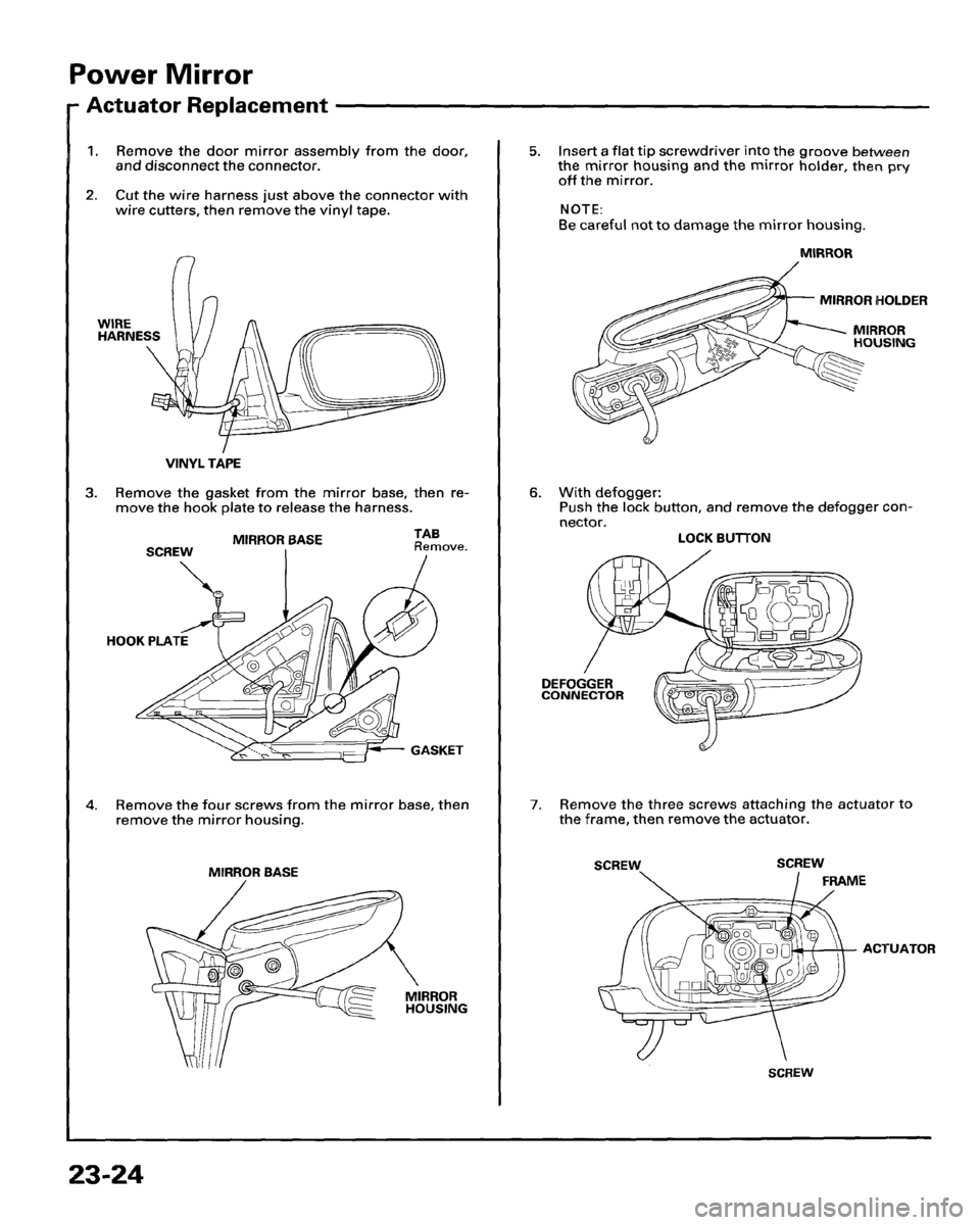 HONDA PRELUDE 1995  Service Repair Manual 
