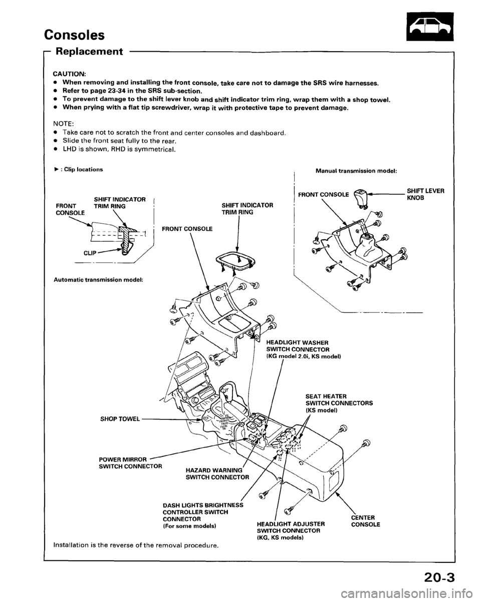 HONDA PRELUDE 1994  Service Repair Manual 
