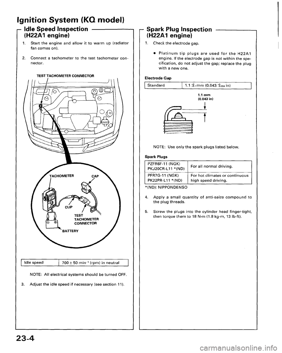 HONDA PRELUDE 1994  Service Repair Manual 