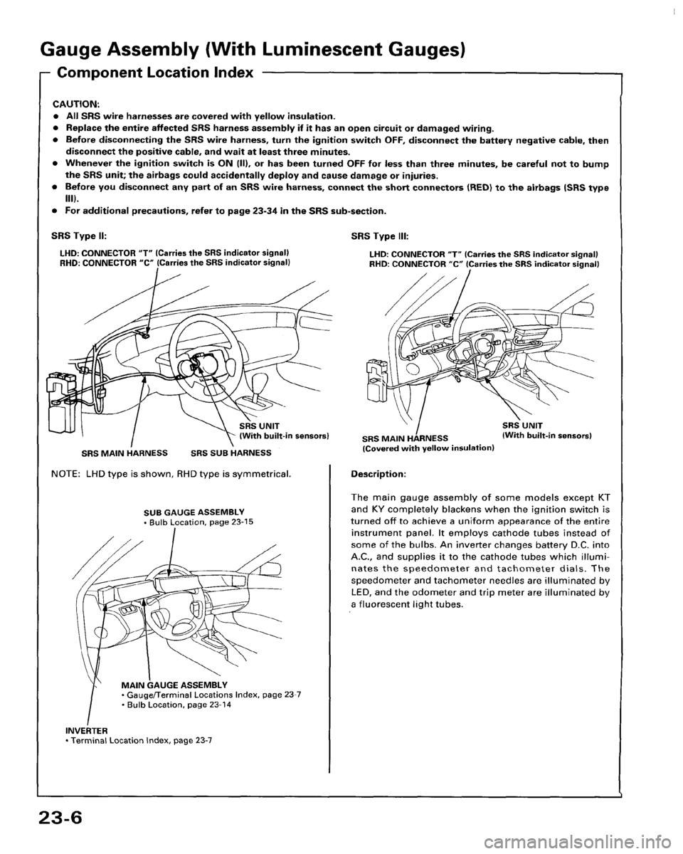 HONDA PRELUDE 1994  Service Repair Manual 