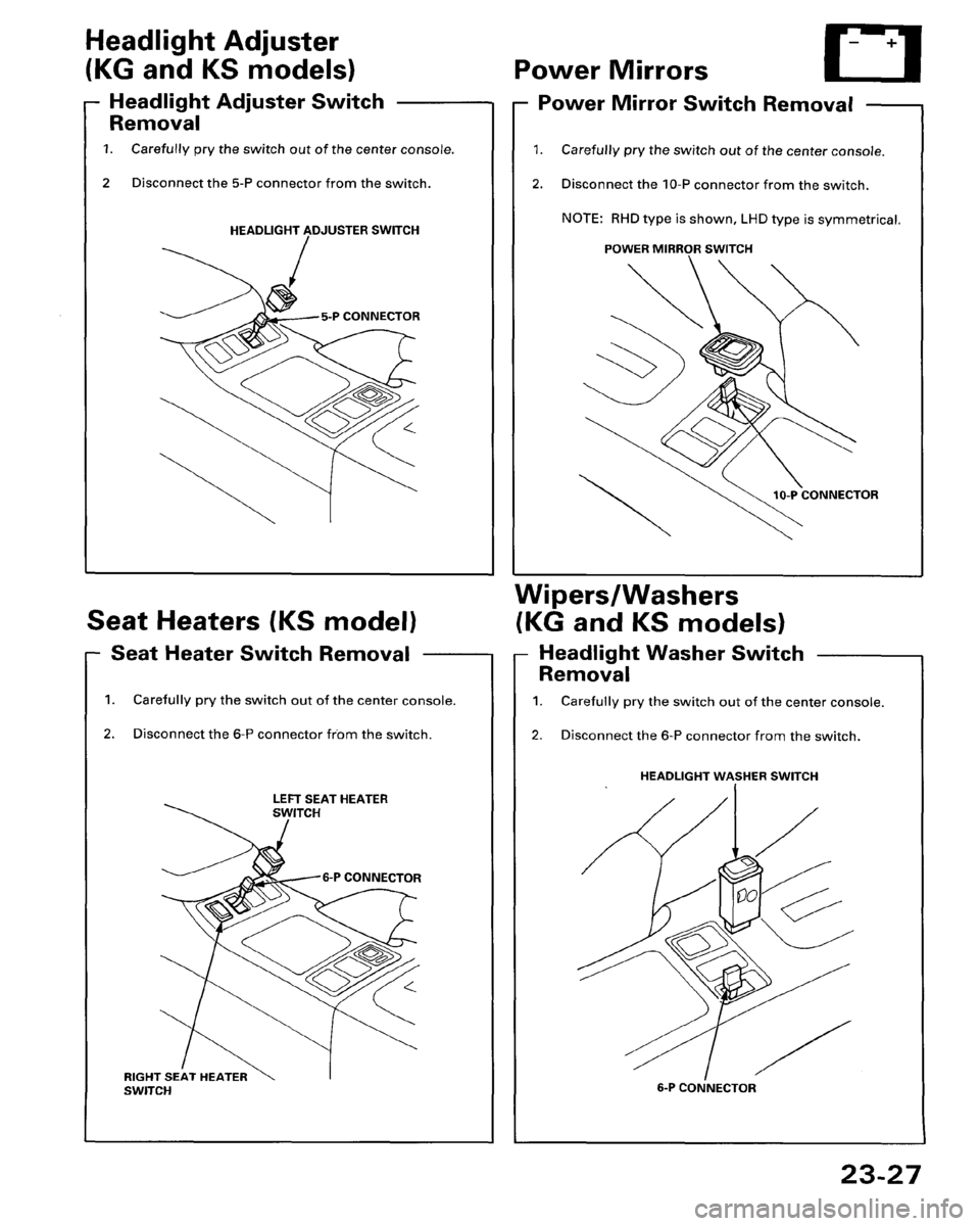 HONDA PRELUDE 1994  Service Repair Manual 