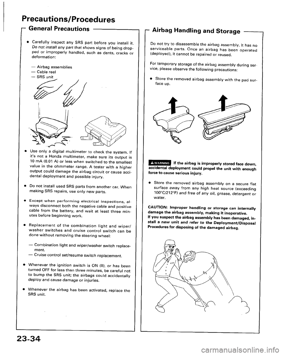 HONDA PRELUDE 1994  Service Repair Manual 