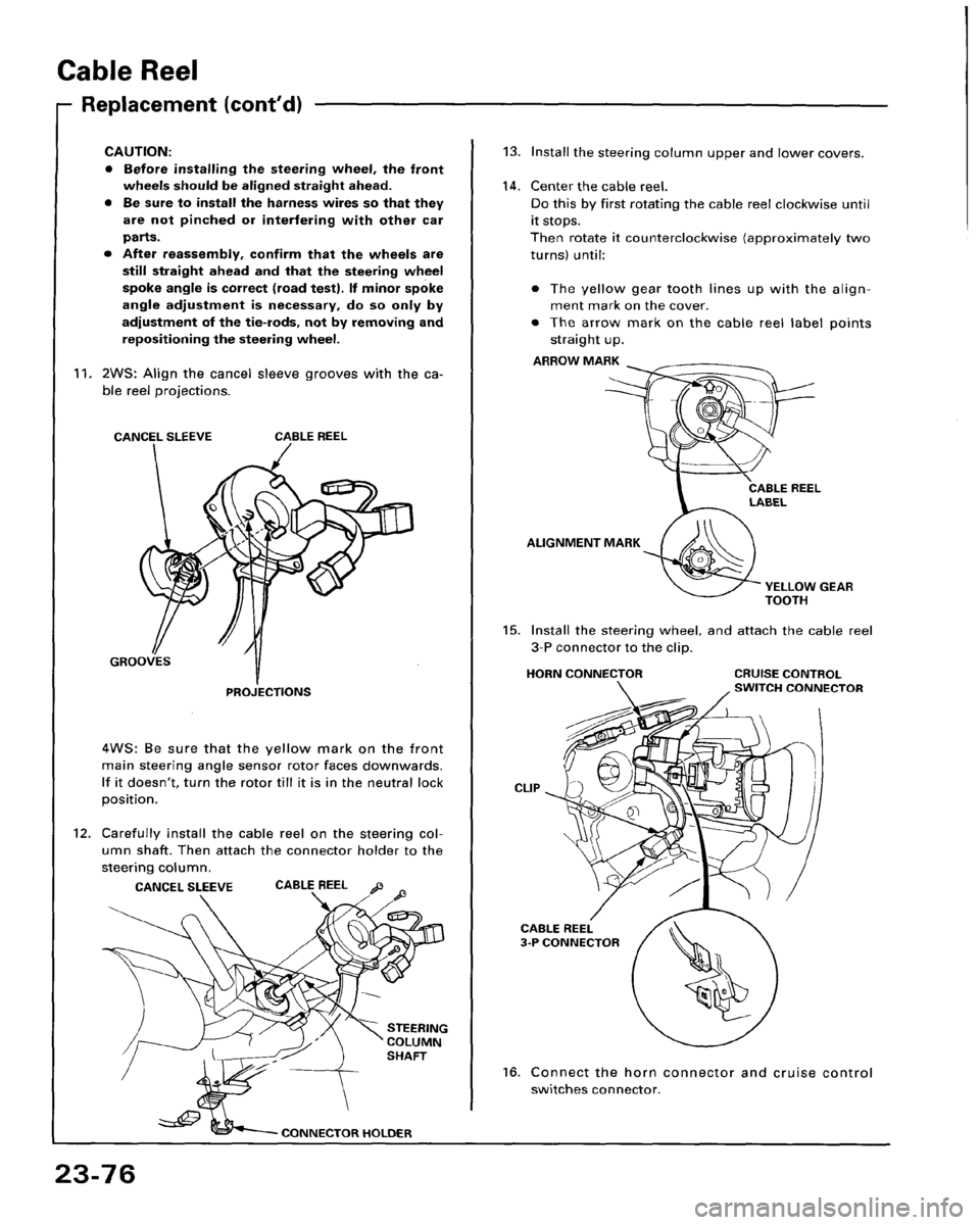 HONDA PRELUDE 1994  Service Repair Manual 