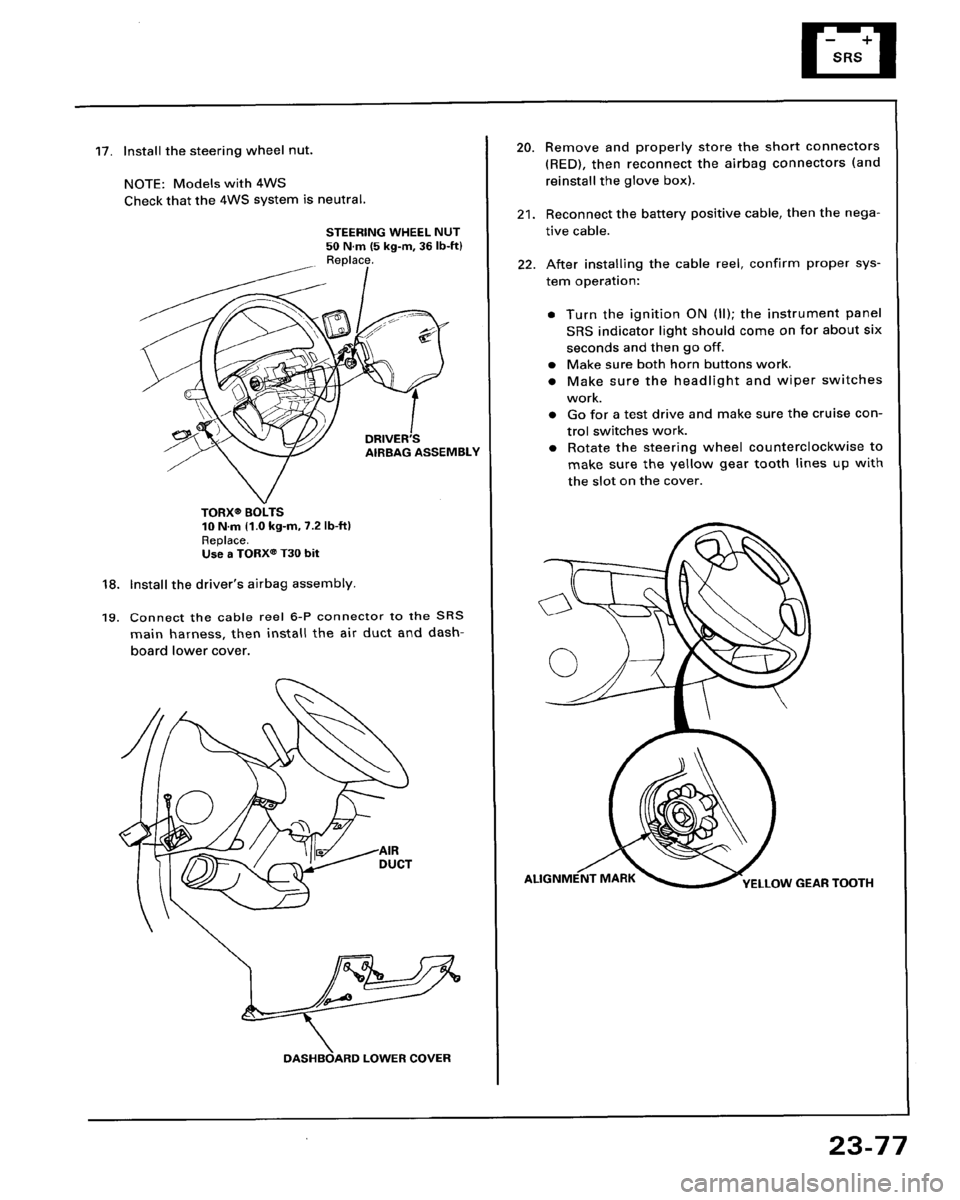 HONDA PRELUDE 1994  Service Repair Manual 