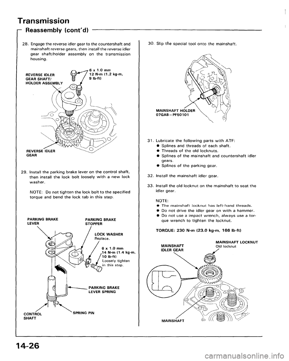 HONDA PRELUDE 1994  Service Repair Manual 