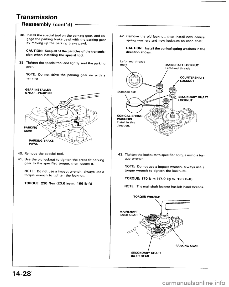 HONDA PRELUDE 1994  Service Repair Manual 